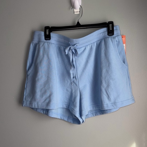 Colsie Other - Colsie Light Blue Lounge Shorts Women’s Size Large NWT Cozy Sleepwear